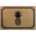 Entryways Basics Entryways Basics 504EB24x36 24 x 36 in. Pineapple Slip Resistant Coir Doormat - Brown & Black 504EB24x36